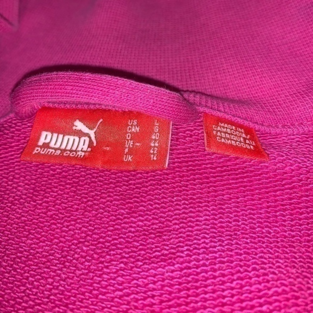SOLD ARCHIVE - PUMA MOCKNECK ZIP UP JACKET TOP PINK BLUE PURPLE - Picture 7 of 8
